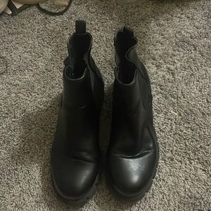 madden girl black boots